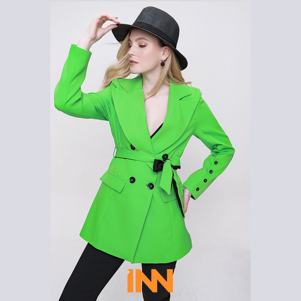 BELTED HALF TOPCOAT READY WOMEN'S CLOTHING WHOLESALE readymade women