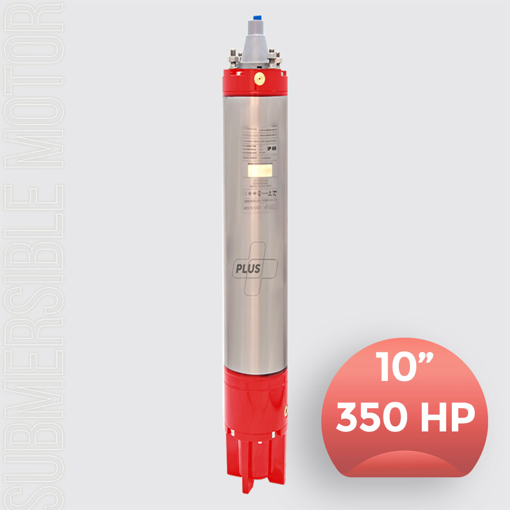 موتور طرمبة غطاس 10 بوصة احمر 350 حصان